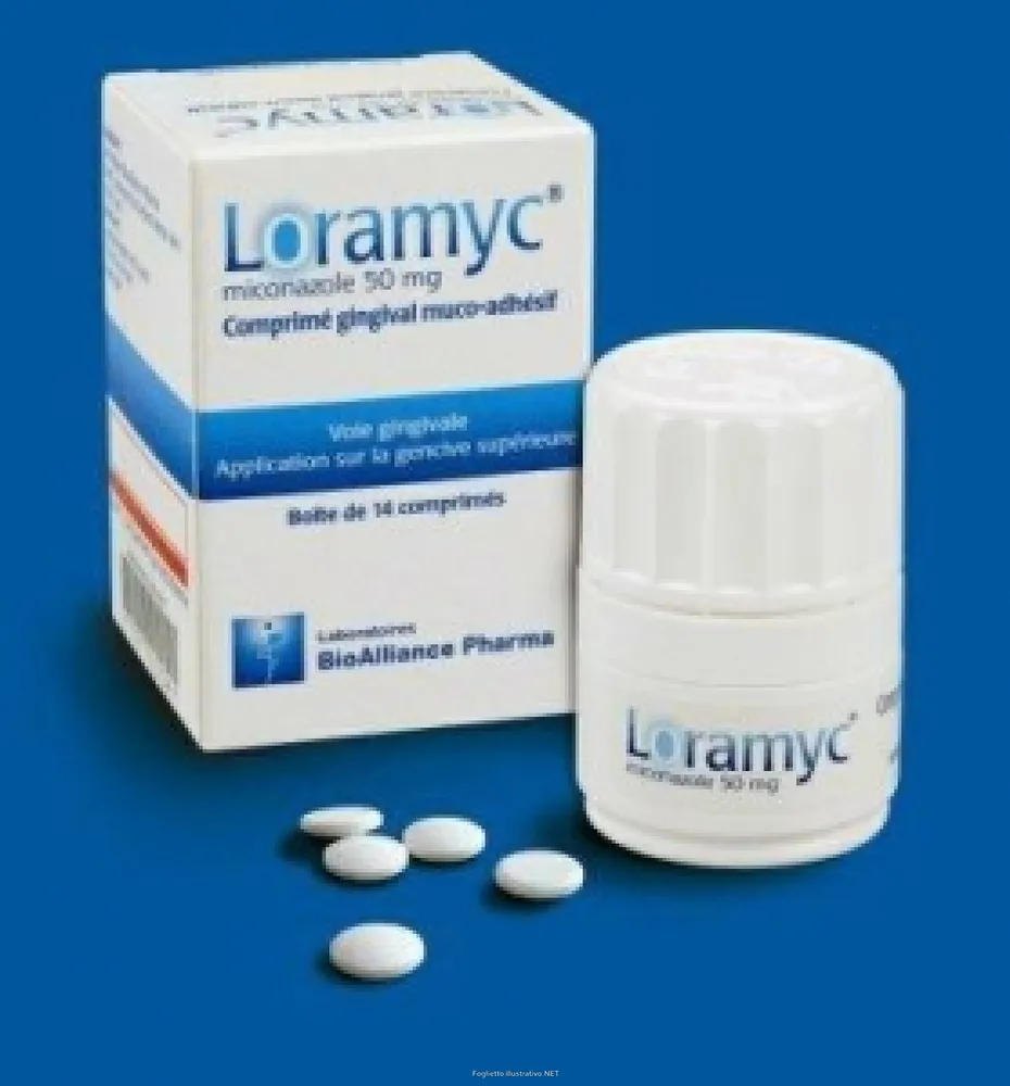 LoramyC tablets, mucoadhesive buccal