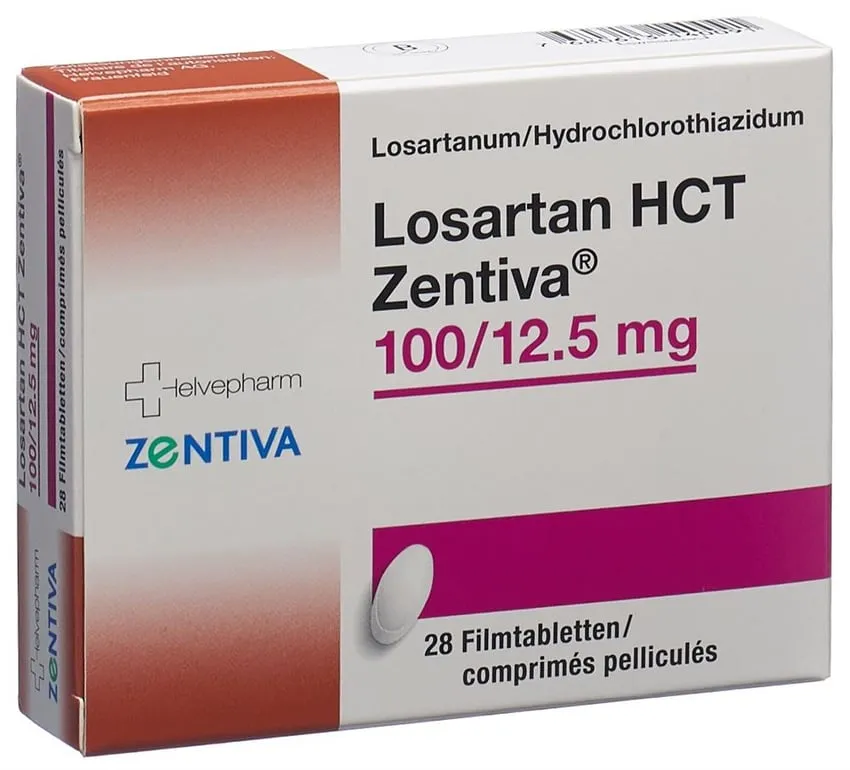 Losartán e hidroclorotiazida Zentiva Italia comprimidos, recubiertos con película