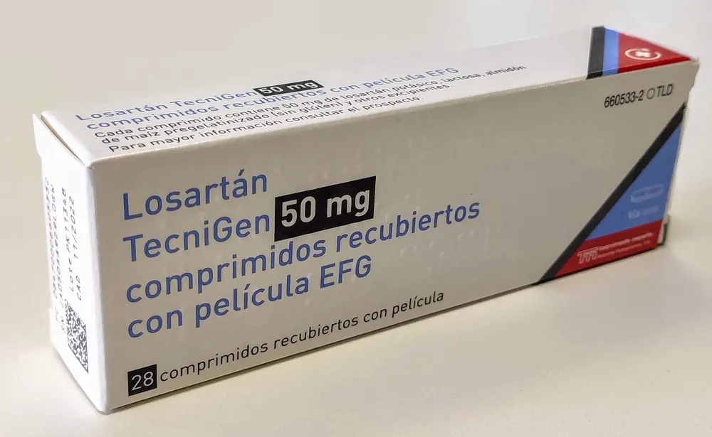 Losartán Tecnigen comprimidos, recubiertos con película