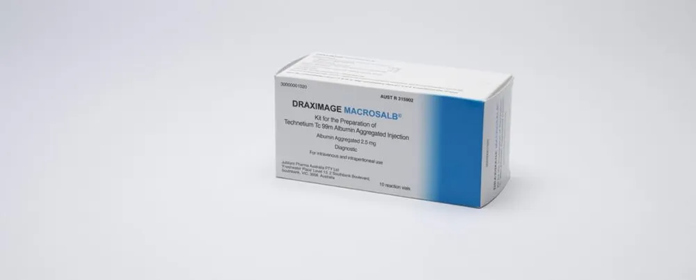 Macrosalb Medi-Radiopharma kit para la preparación de radiofármacos