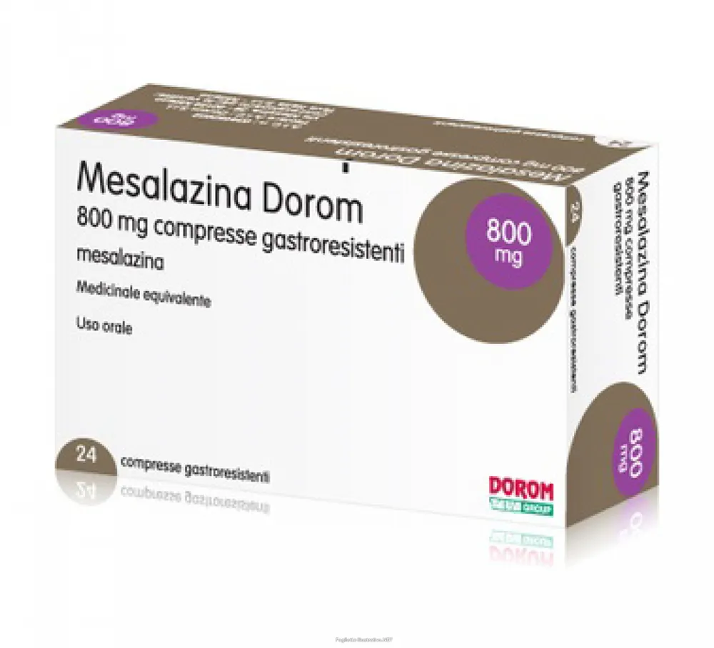 Mesalazina Dorom comprimidos, recubiertos con película gastroresistentes