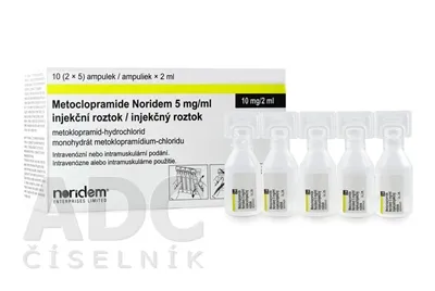 Metoclopramida clorhidrato Noridem solución para inyección