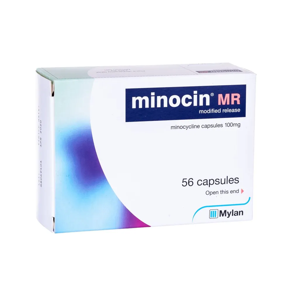 Minocin capsules, hard gelatin