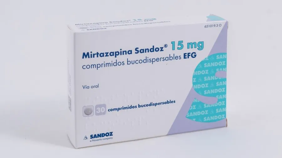 Mirtazapina Sandoz GmbH comprimidos, orodispersibles