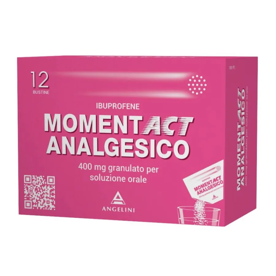 Momentact analgésico granulato, para solución oral