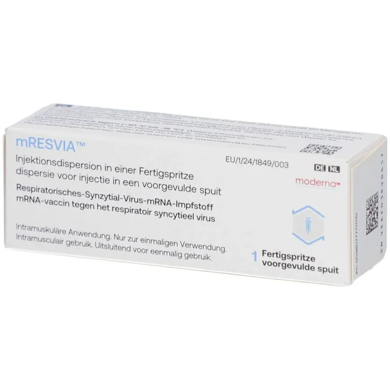Mresvia solution for injection
