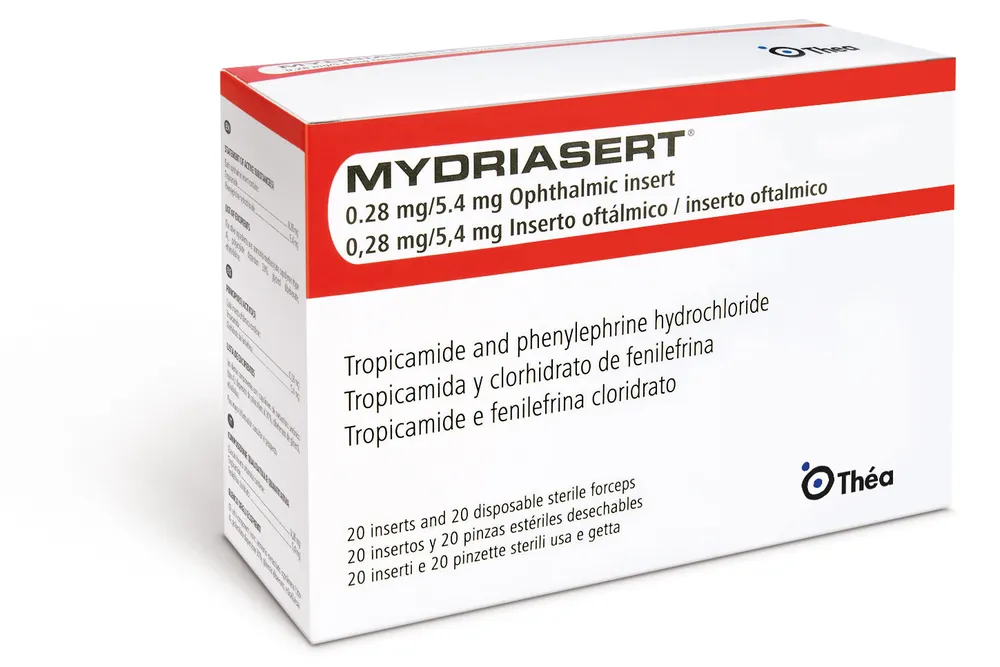 Mydriasert inserto oftálmico