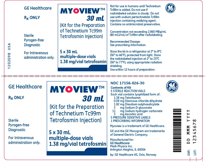 Myoview powder for solution for injection