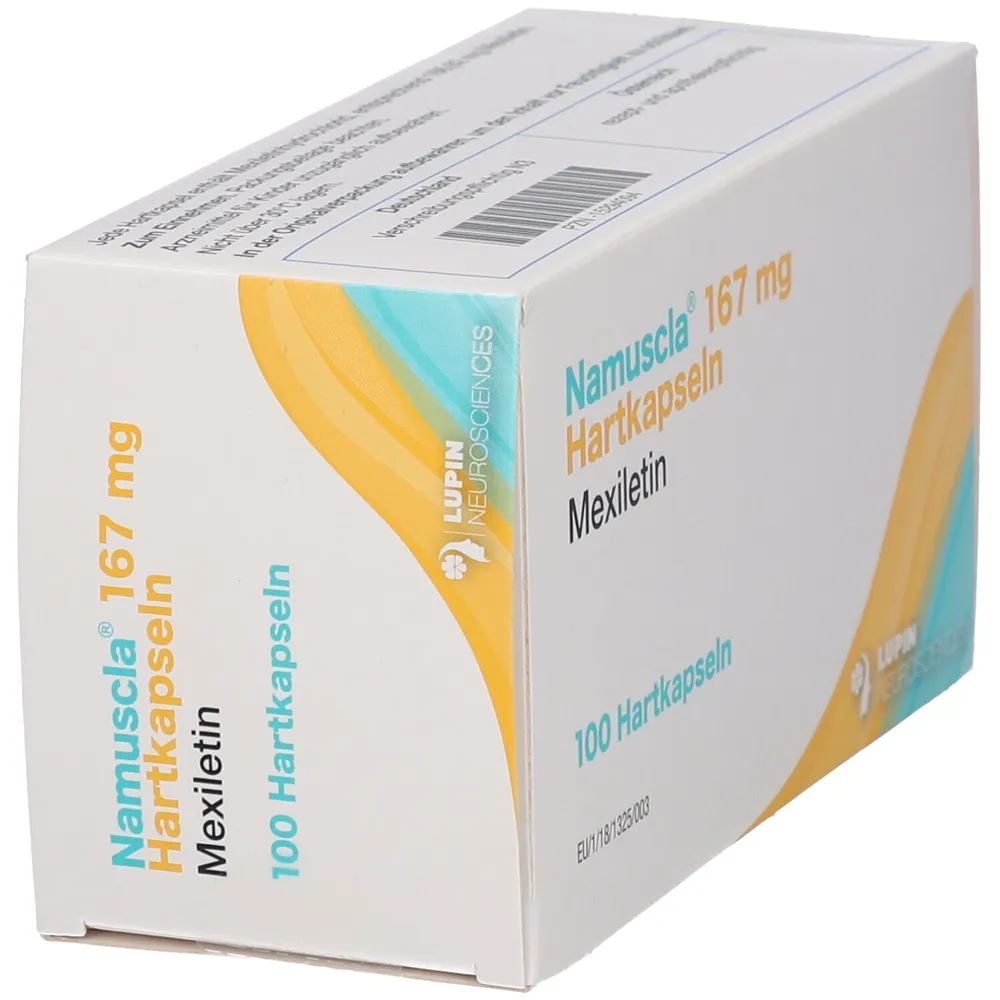 Namuscla capsules, hard gelatin