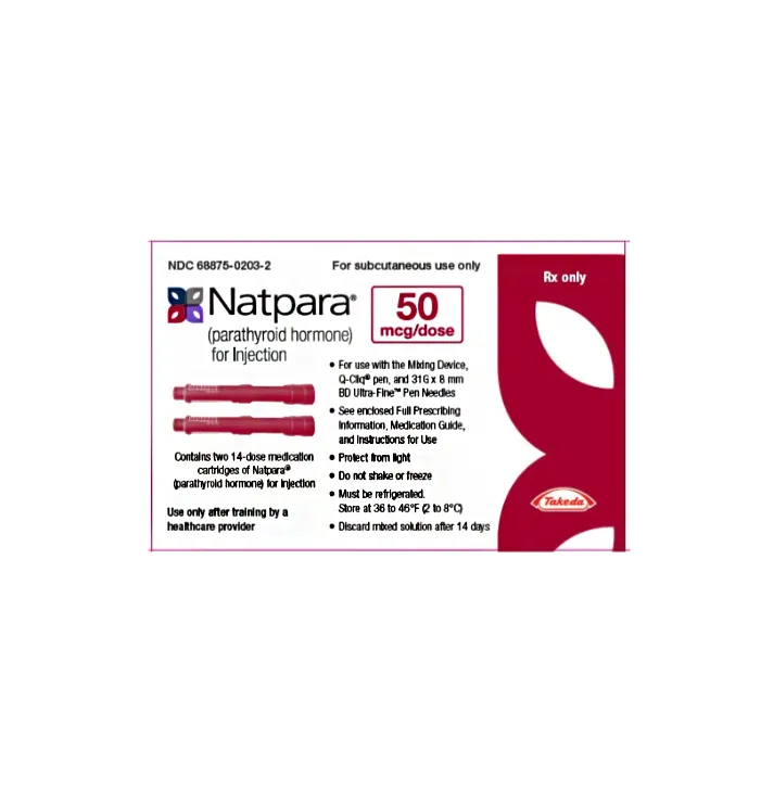 Natpar polvo y disolvente para solución inyectable