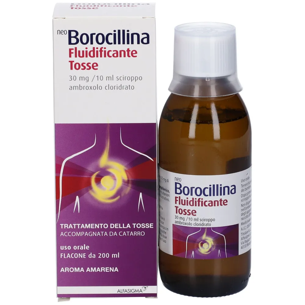 Neo Borocillina fluidificante para la tos jarabe