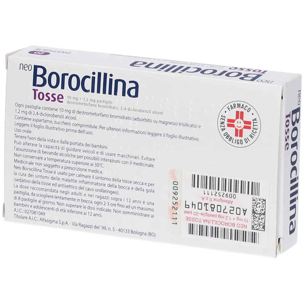 NEO BOROCILLINA TOSSE Pastiglia