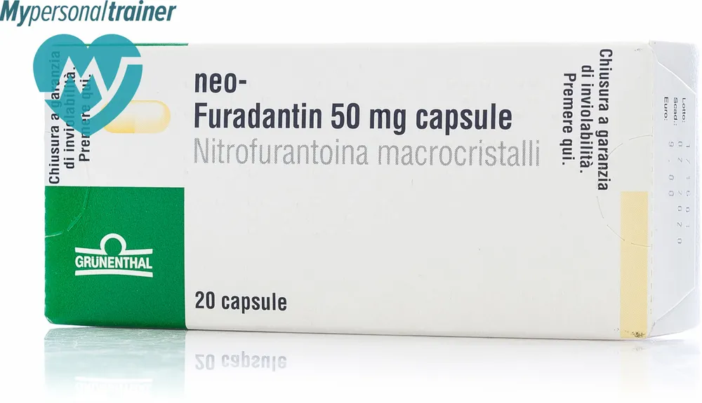 Neo Furadantin capsules, hard gelatin