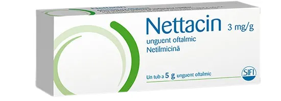 Nettacin viscoso ointment, ophthalmic