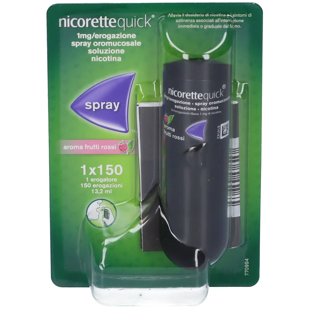 Nicorette Quick spray, oral solution