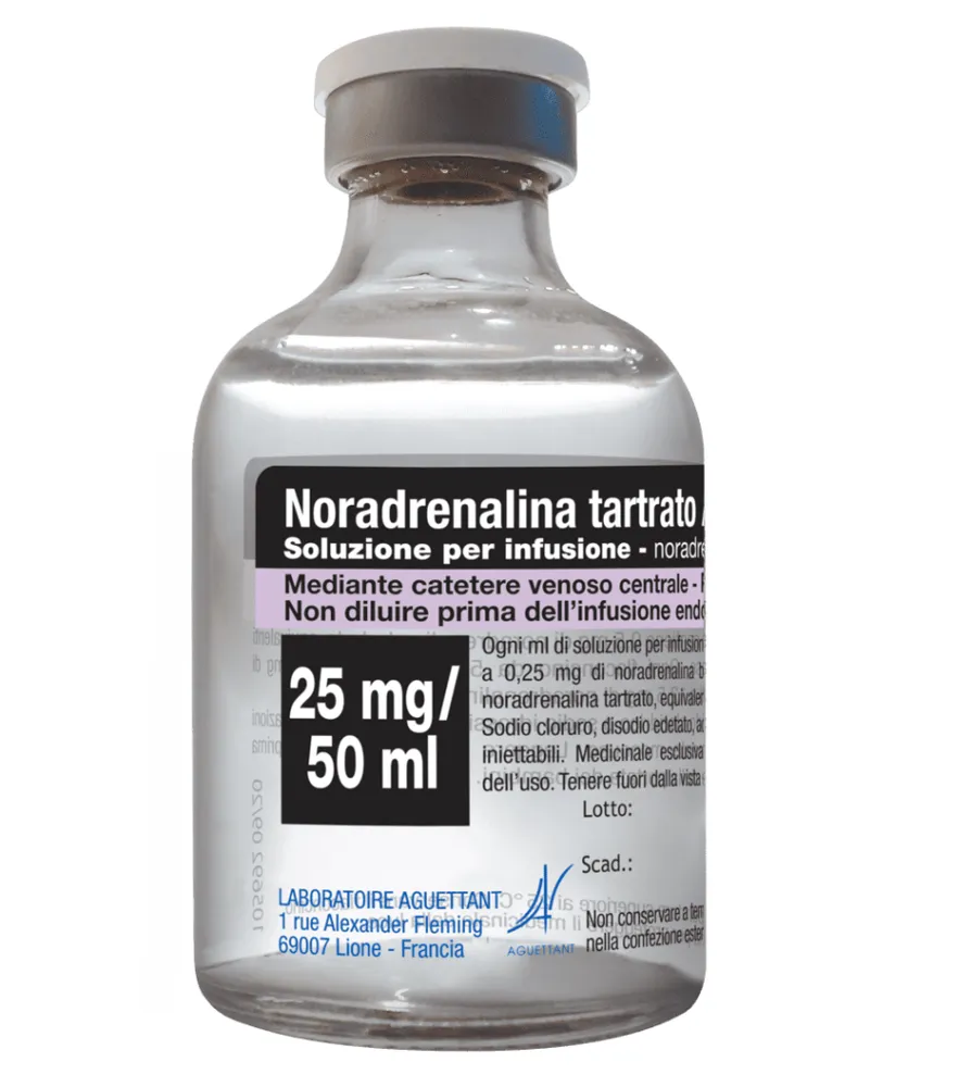 Noradrenalina tartrato Galenica Senese solución para infusión, concentrado