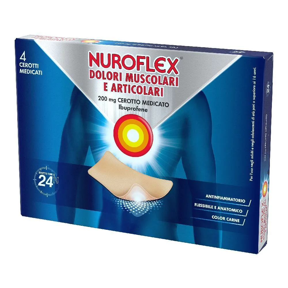 Nuroflex para dolores musculares y articulares parches transdérmicos