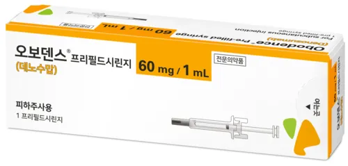 Obodence solution for injection in pre-filled syringe