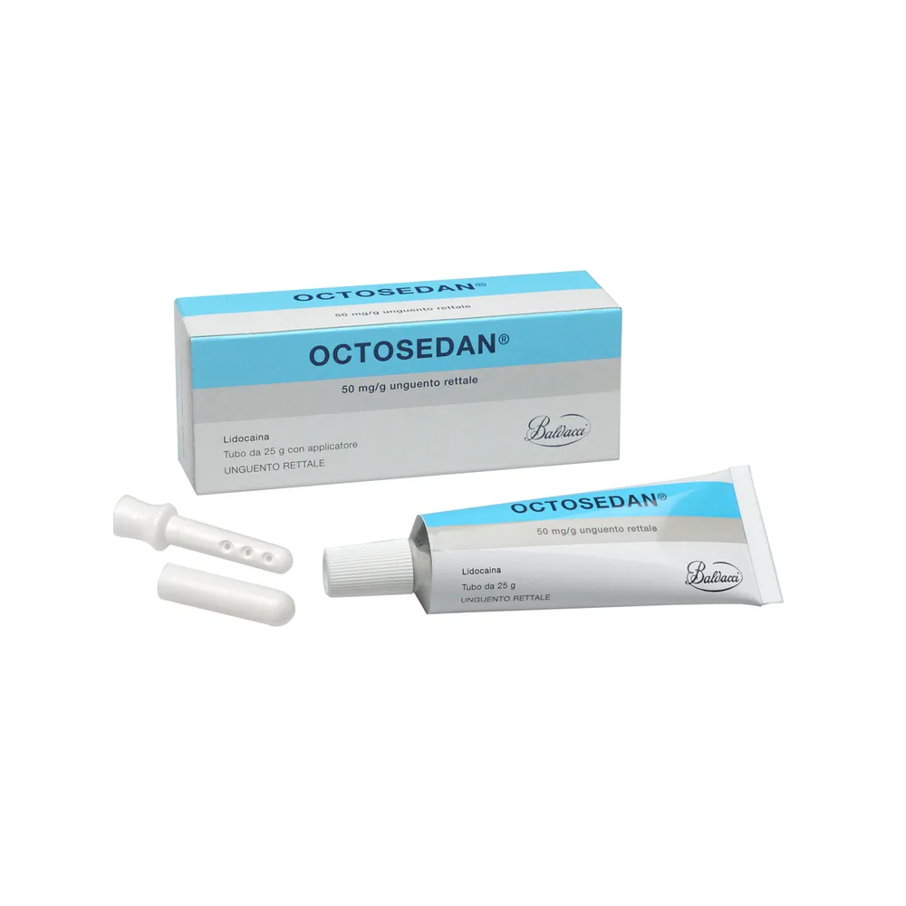 Octosedan ungüento, rectal