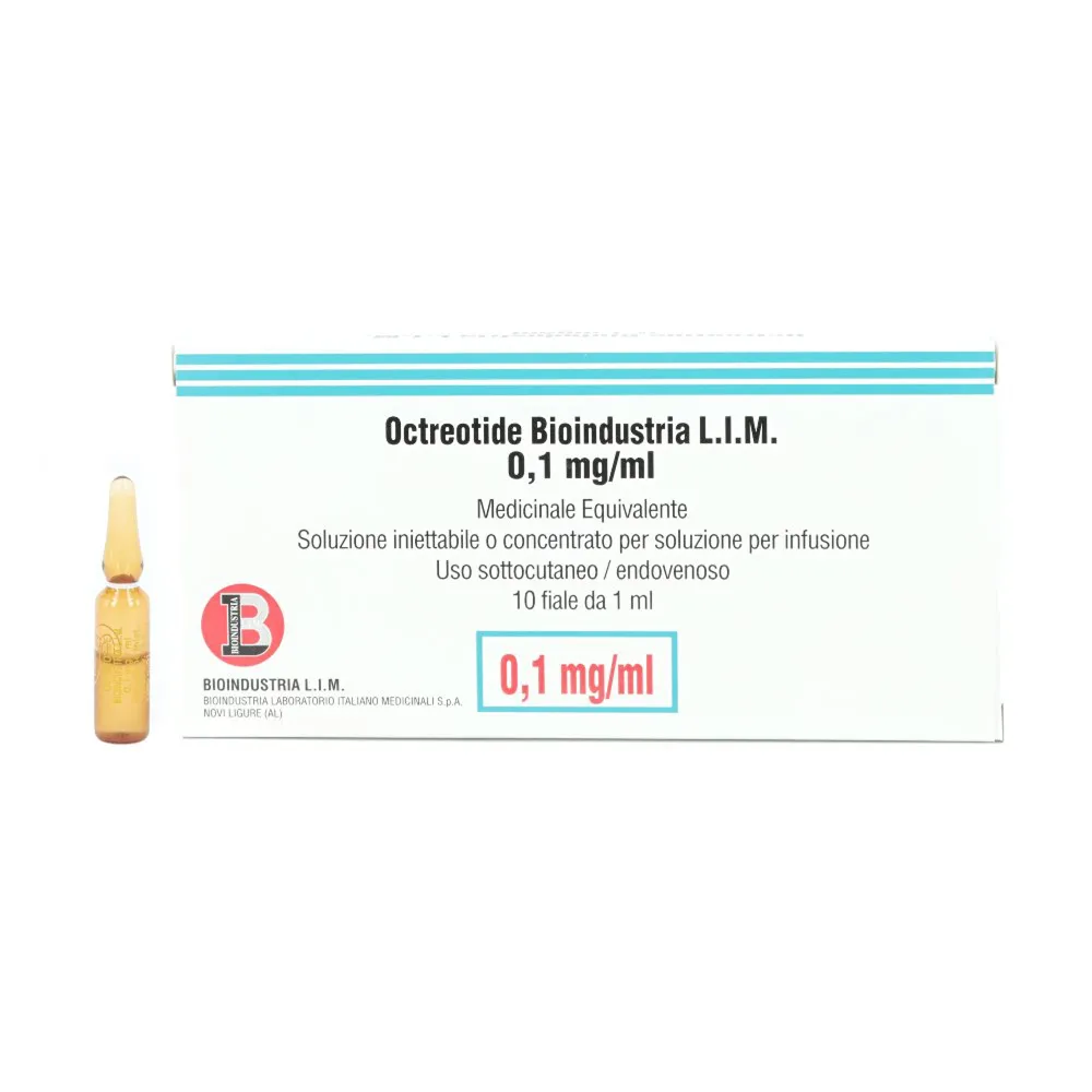 Octreótide Bioindustria L.I.M. solución para infusión, concentrado