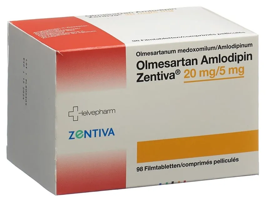 Olmesartan medoxomil and amlodipine Zentiva tablets, film-coated