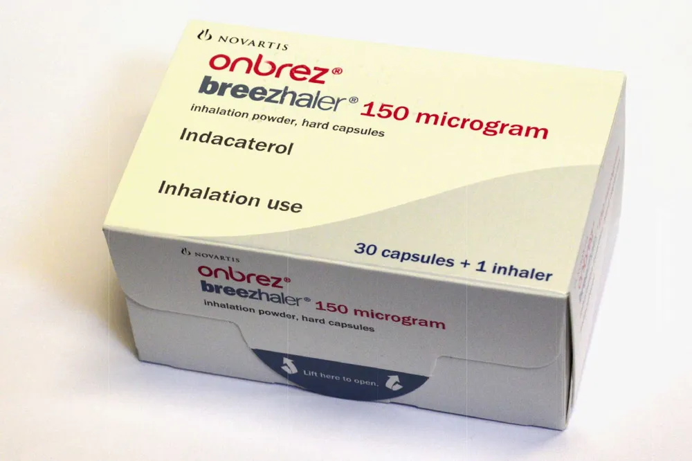 Onbrez Breezhaler powder for inhalation, hard capsule