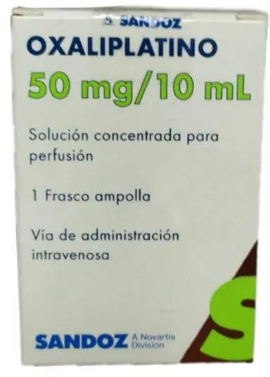 Oxaliplatino Sandoz solución para infusión, concentrado