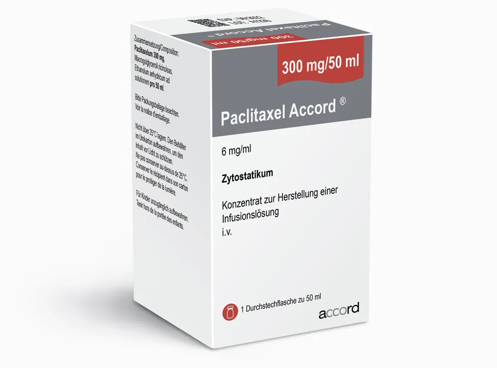 Паклитаксел Аккорд ХелсКеа Италиа раствор для инфузий, концентрат