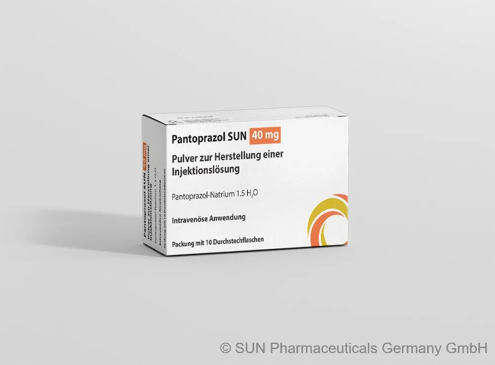 Pantoprazol Sun Pharmaceutical Industries Europe BV polvo para solución inyectable