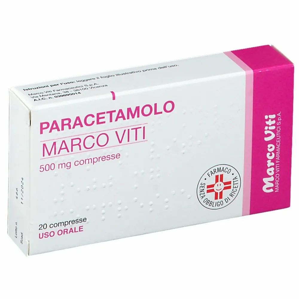 Paracetamol Marco Viti comprimidos