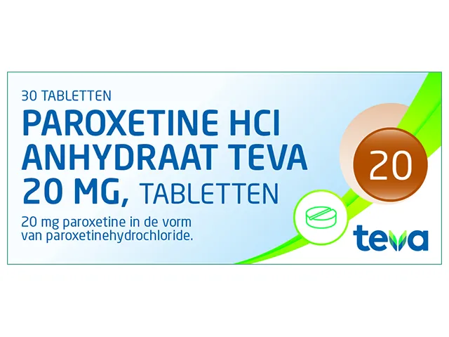 Paroxetine Teva Italia tablets, film-coated