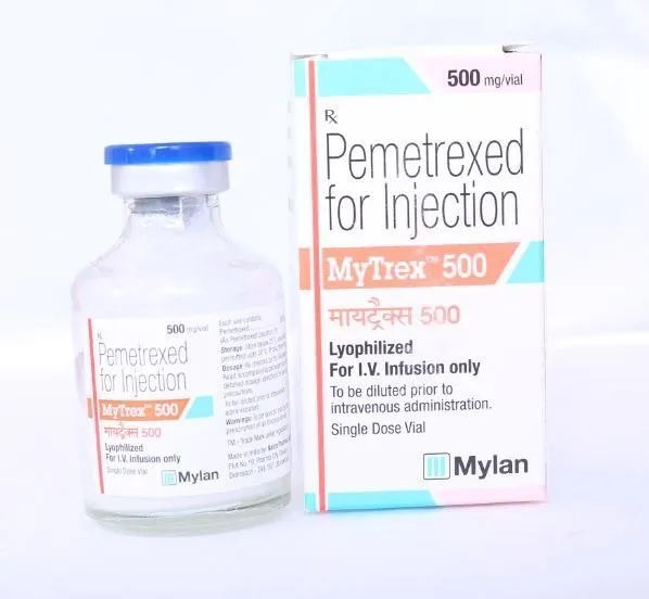 Pemetrexed Mylan solution for infusion, concentrate