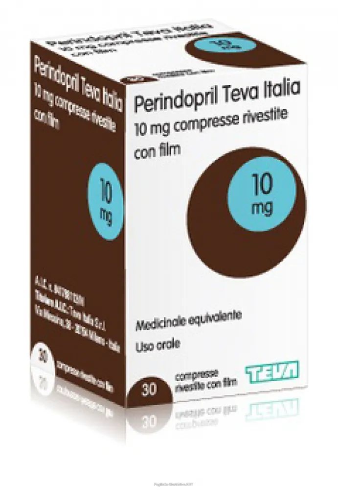 Perindopril Teva Italia comprimidos, recubiertos con película