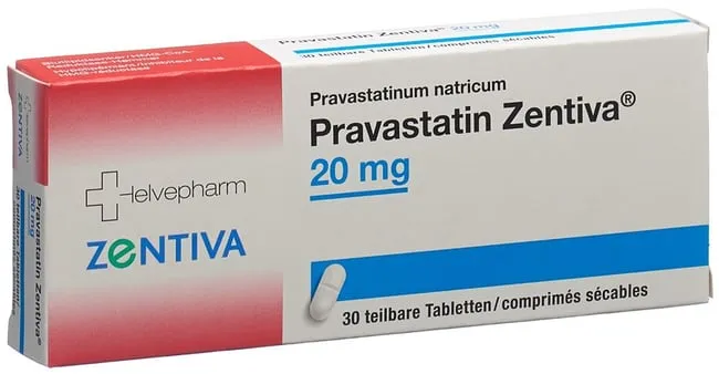 Pravastatina Zentiva comprimidos