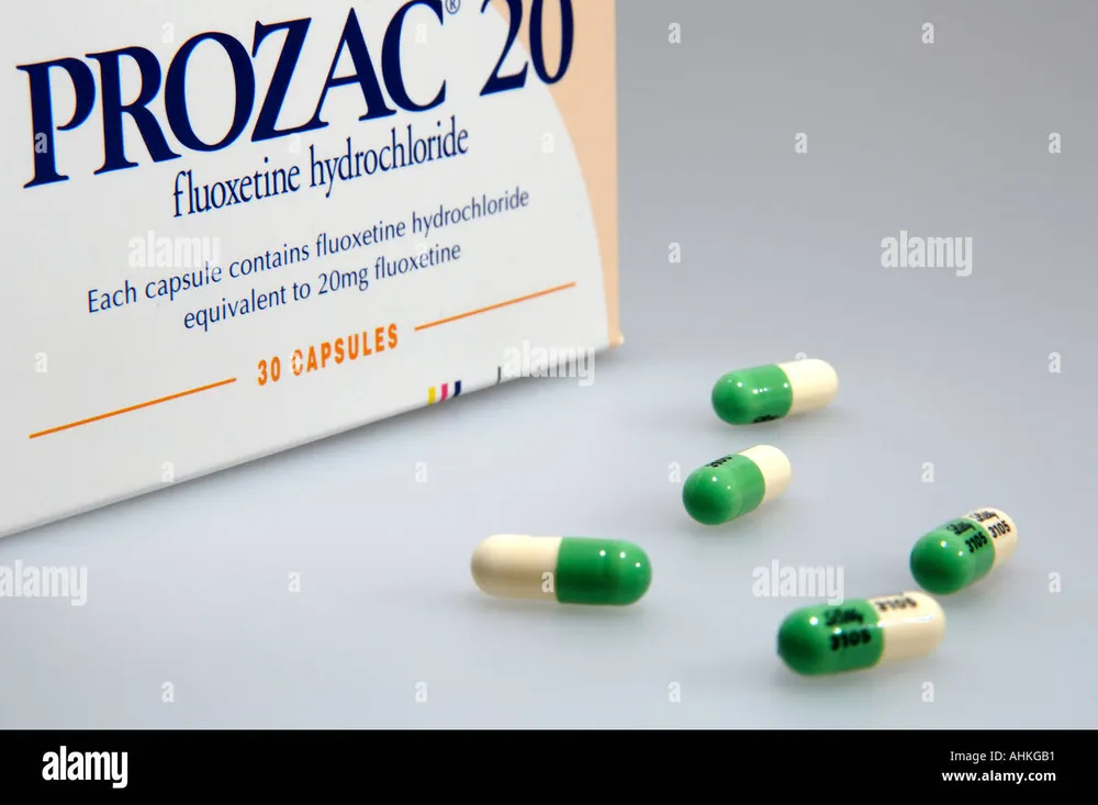 Prozac capsules, hard gelatin