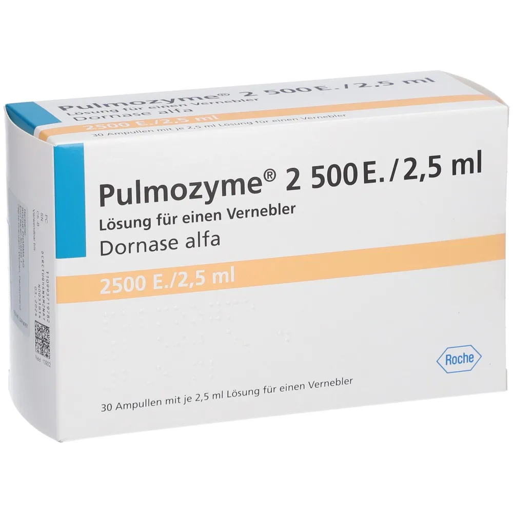 Pulmozyme solution for nebulizer