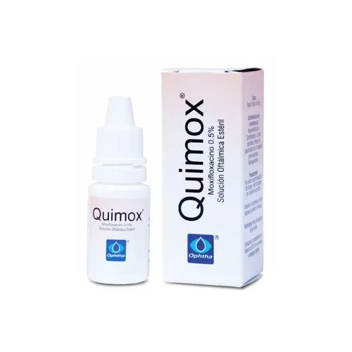 Quimox solution, ophthalmic in single-dose container