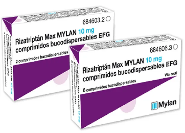 Rizatriptán Mylan Generics comprimidos, orodispersibles
