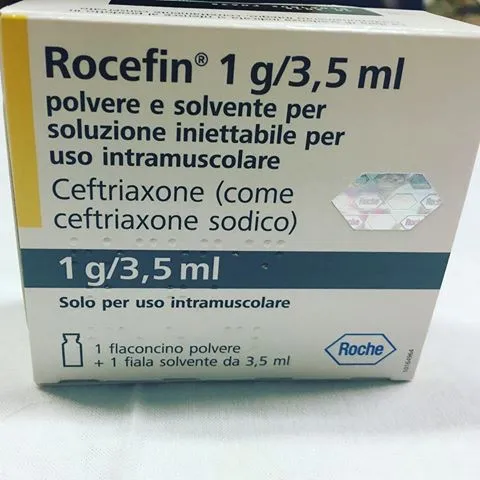 Rocefin polvo y disolvente para solución inyectable