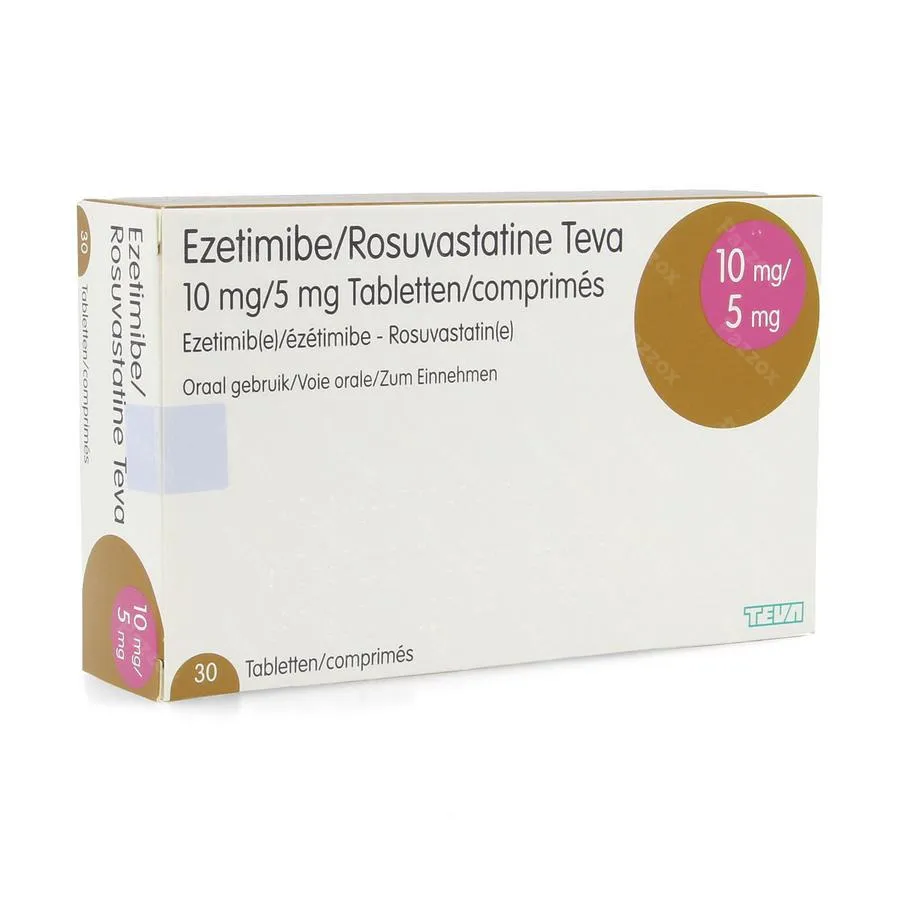 Rosuvastatina y ezetimiba Teva comprimidos