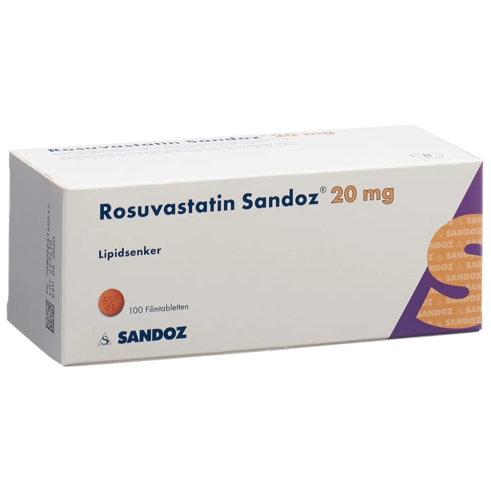 Rosuvastatina Sandoz comprimidos, recubiertos con película