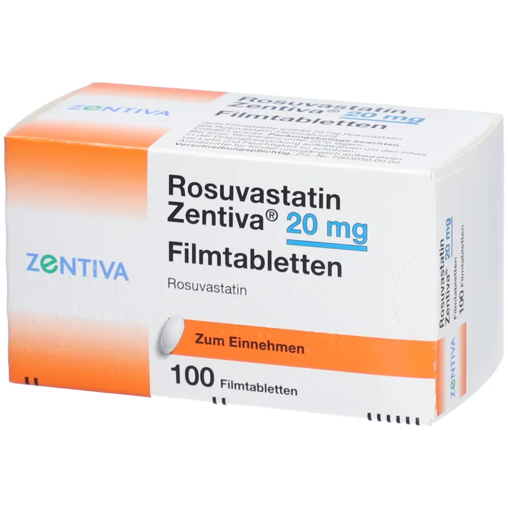 Rosuvastatina Zentiva comprimidos, recubiertos con película