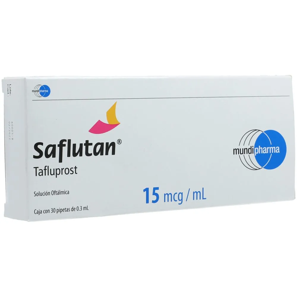Saflutan solution, eye