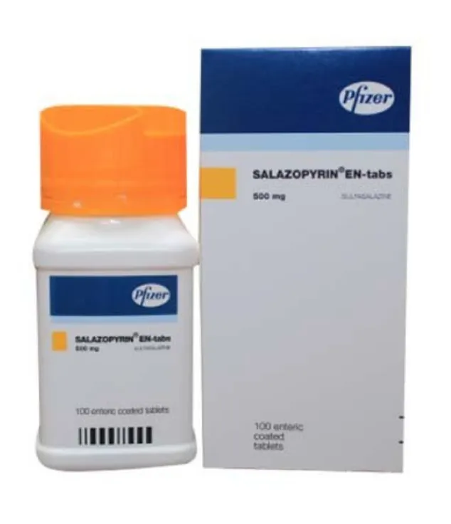 Salazopyrin EN comprimidos, recubiertos con película gastroresistentes