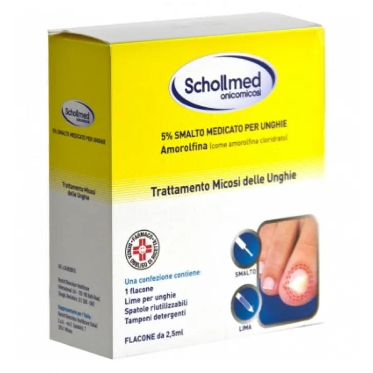 Schollmed onicomicosi solución, tópica para uñas