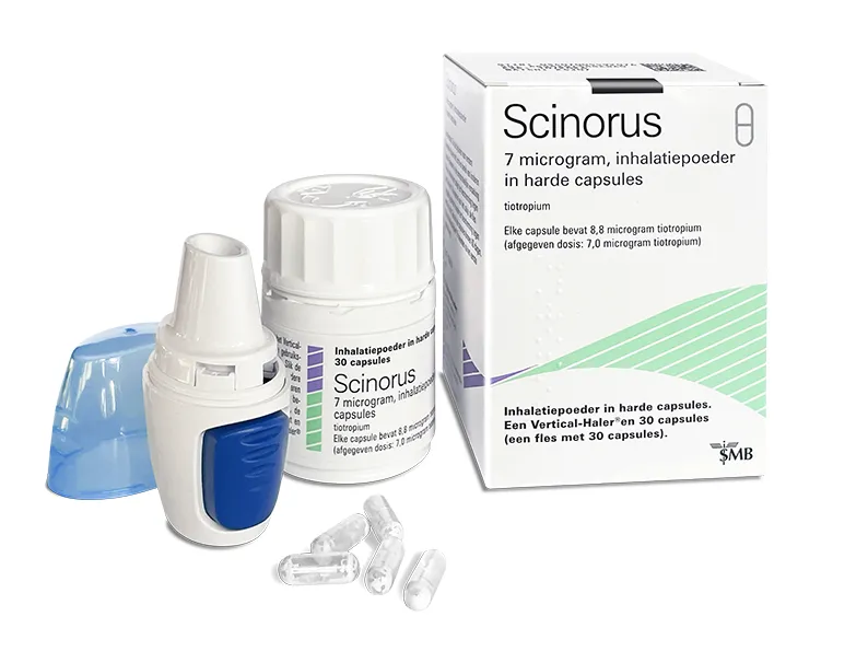 Scinorus powder for inhalation, hard capsule