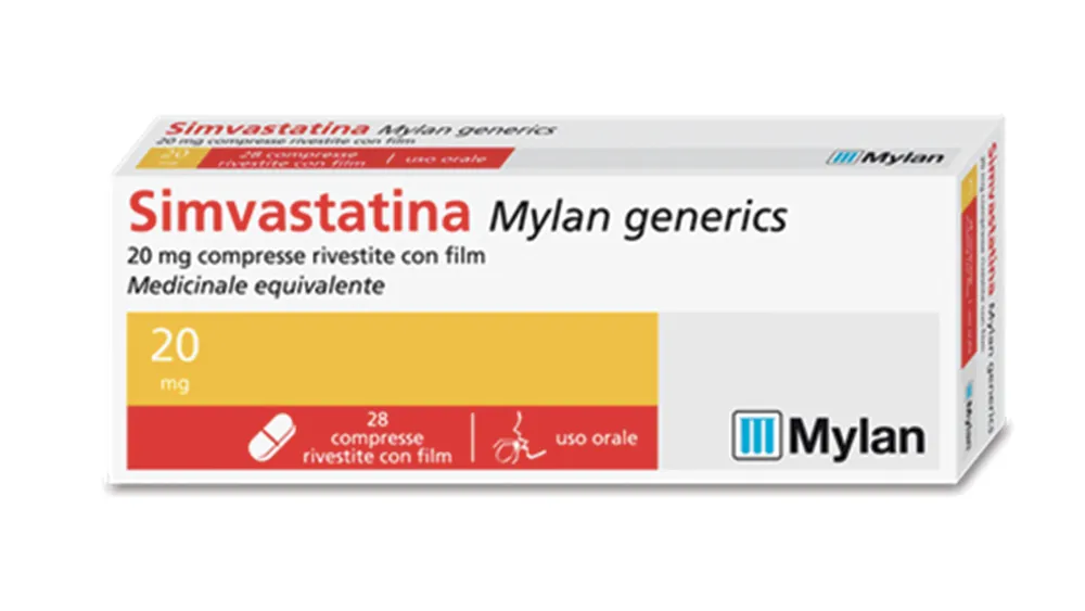SIMVASTATINA MYLAN GENERICS Compressa rivestita con film