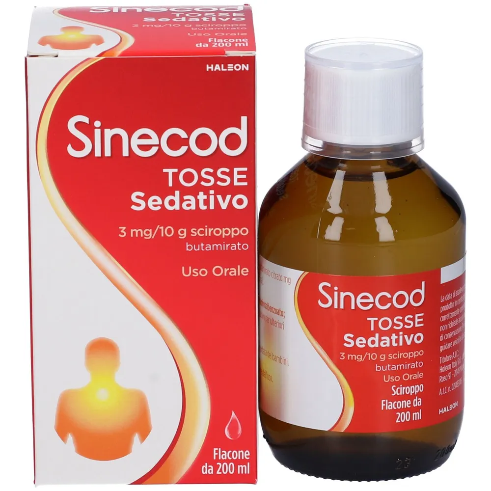 Sinecod cough sedative drops, oral solution