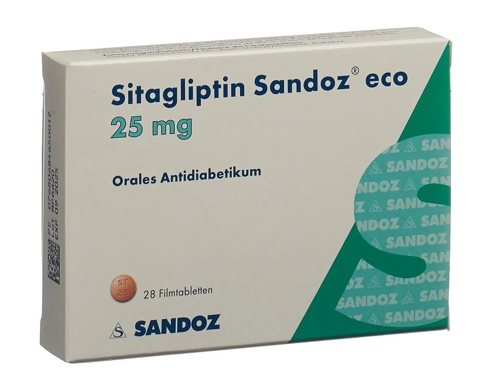 Sitagliptina Sandoz comprimidos, recubiertos con película