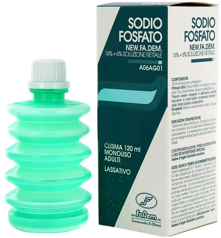 Fosfato de sodio New.Fa.Dem. solución, rectal